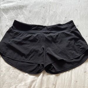 Lululemon Speed Up 4inch Black Athletic Shorts